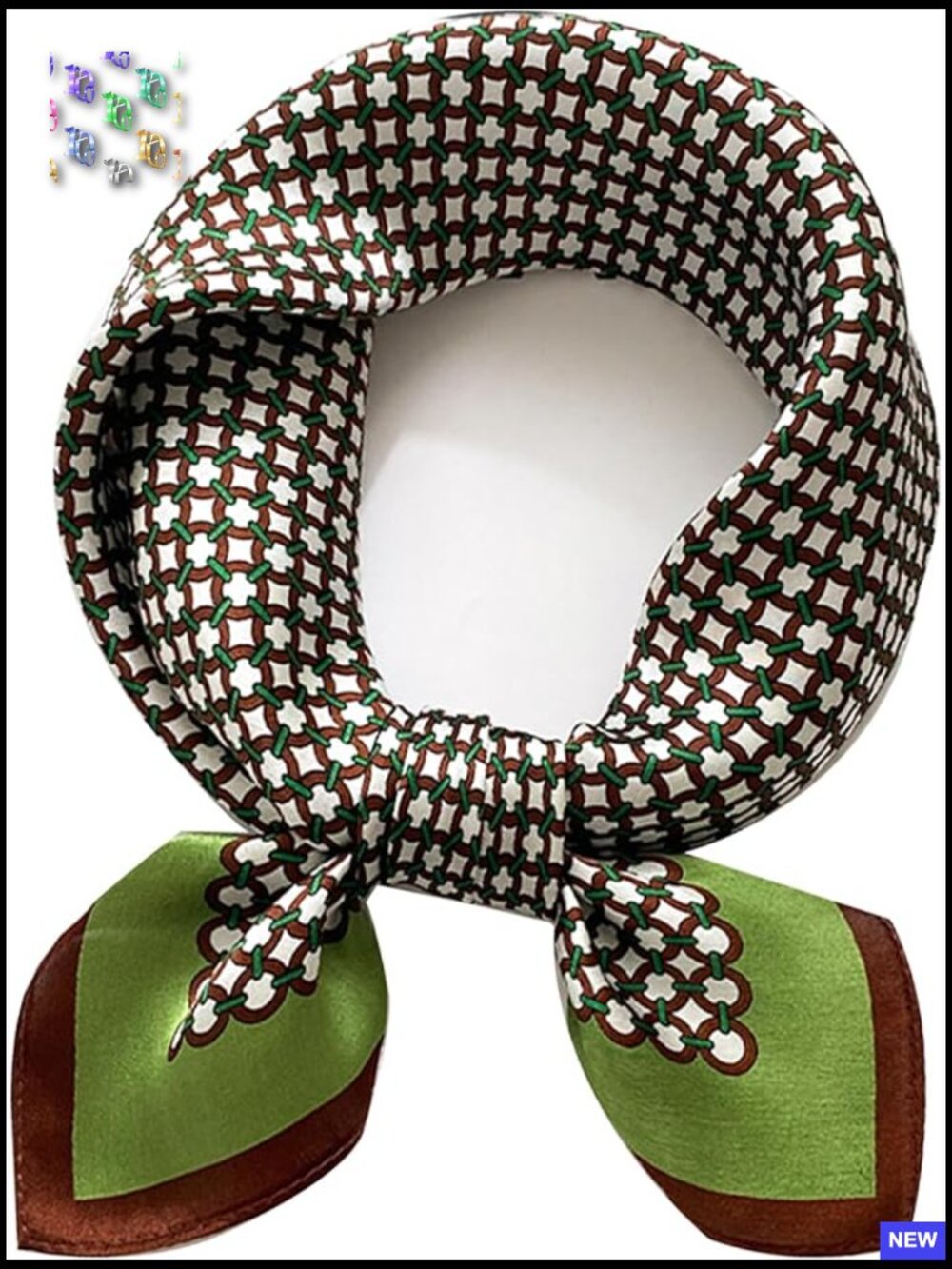100% Mulberry Silk Scarf 21 Square Lightweight Women Neckerchief Fashion
